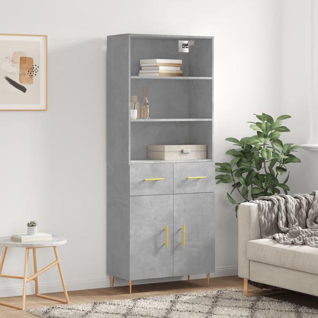 Miura 69.5cm Sideboard 17 Stories Colour: Concrete Grey on Productcaster.