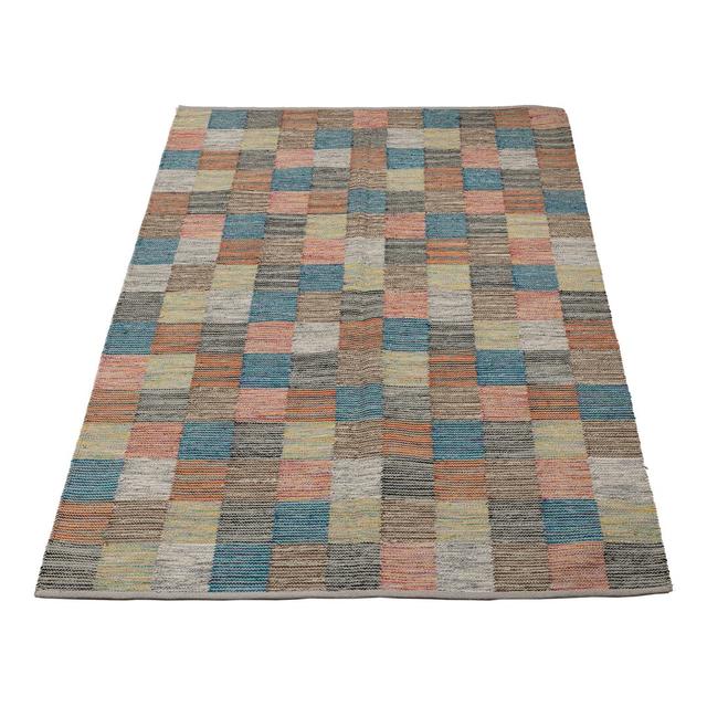 Elegant Original Authentic Handmade Kilim Blue/Pink/Grey Rug Farah1970 on Productcaster.