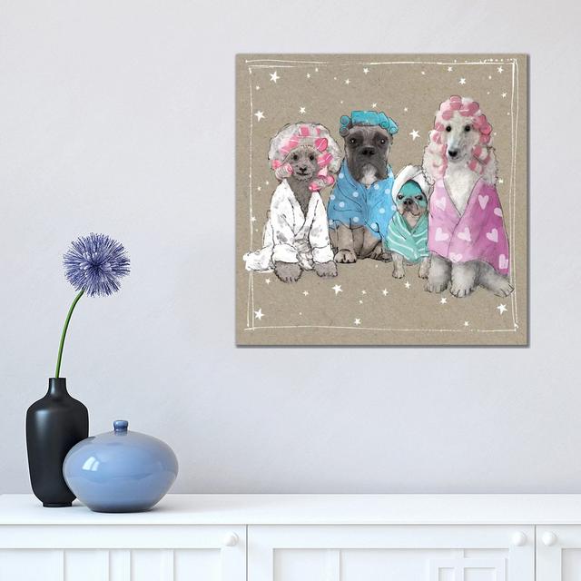 Fancypants Wacky Dogs I by Hammond Gower - Wrapped Canvas Graphic Art ClassicLiving Size: 45.72cm H x 45.72cm W x 1.91cm D on Productcaster.