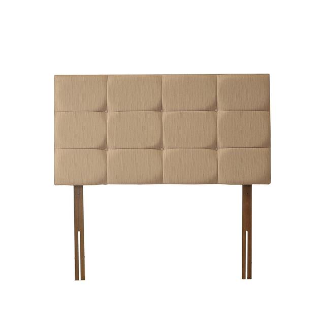 Gagnon Upholstered Headboard Marlow Home Co. Colour: Mink, Size: Single (3') on Productcaster.