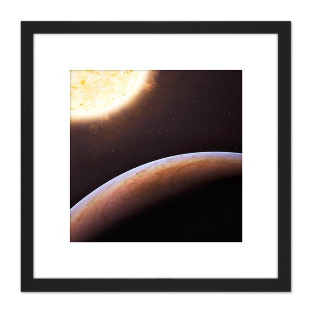 Space ESO Planet HIP13044b Orbit Star Illustration - Single Picture Frame Print Metro Lane on Productcaster.