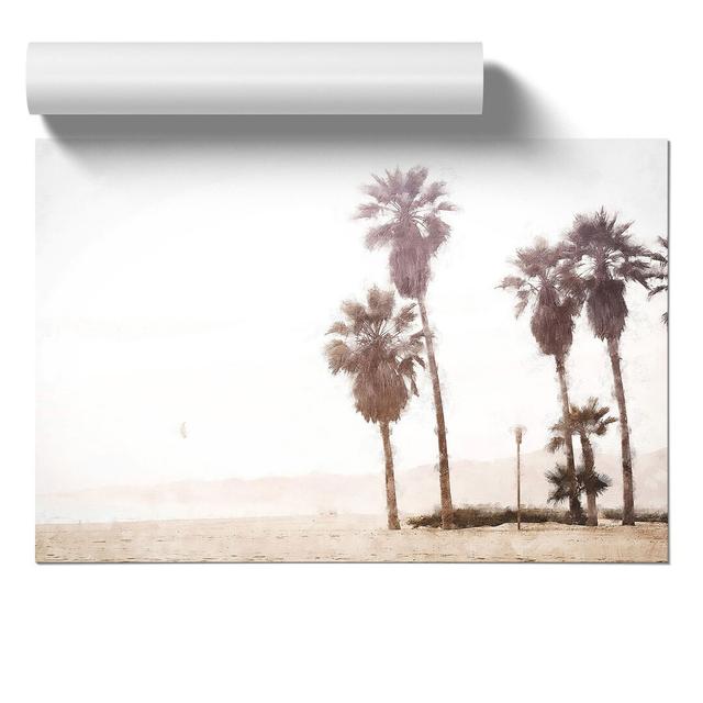 Palm Tree Beach Vol.2 - Unframed Graphic Art East Urban Home Size: 30cm H x 42cm W x 0.1cm D on Productcaster.