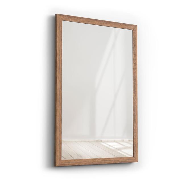 Rectangle Wall Mirror Brambly Cottage Size: 75cm H x 105cm W on Productcaster.