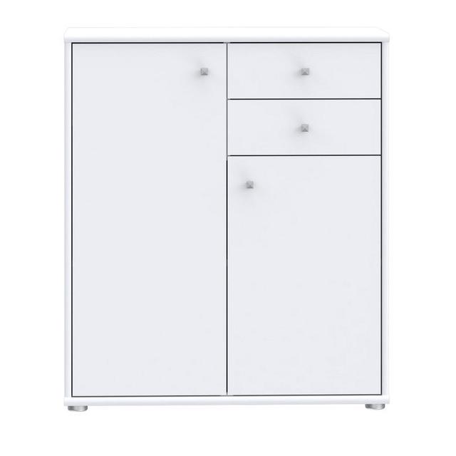 Amandla 2 Drawer 73.7Cm W Combi Chest Wade Logan Colour: White on Productcaster.