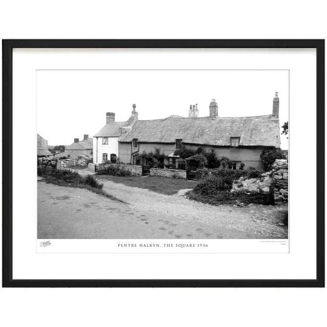 'Pentre Halkyn, the Square 1936' by Francis Frith - Picture Frame Photograph Print on Paper The Francis Frith Collection Size: 45cm H x 60cm W x 2.3cm on Productcaster.