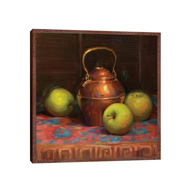 Apples by Svetlana Zyuzina - Gallery-Wrapped Canvas Giclée on Canvas Lark Manor Format: Classic Wood Framed, Size: 45.72cm H x 45.72cm W on Productcaster.