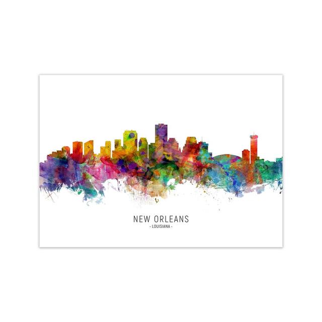 New Orleans Louisiana Skyline by Michael Tompsett - Print Latitude Run Size: 60cm H x 84cm W x 1cm D, Format: Unframed on Productcaster.