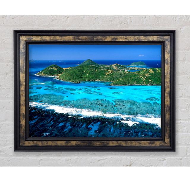 Union Island Lesser Antilles - Single Picture Frame Art Prints Bright Star Size: 84.1cm H x 142.2cm W x 8cm D on Productcaster.