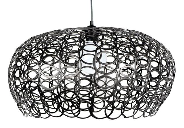 Dill 1 - Light Novelty Pendant Rosdorf Park Shade Colour: Black on Productcaster.