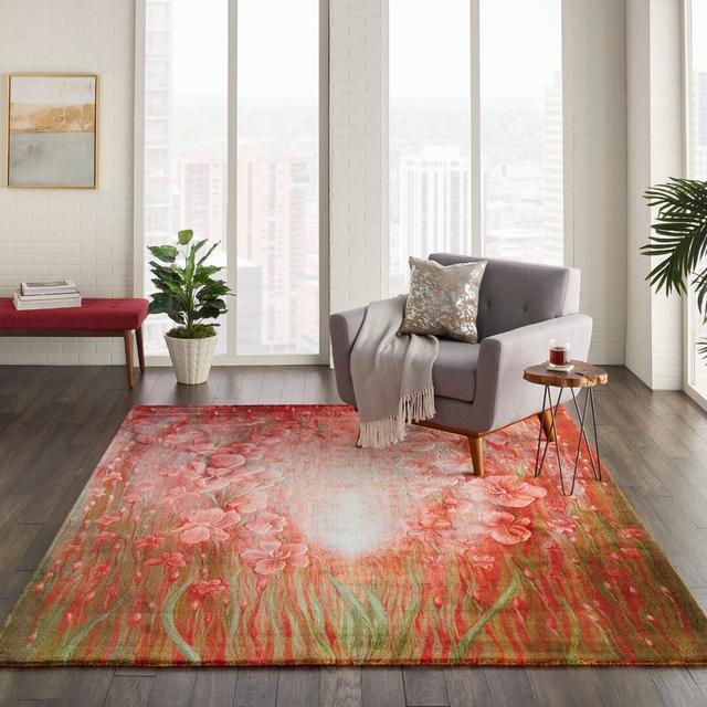 Benbrook Tufted Orange Rug Ebern Designs Rug Size: Rectangle 160 x 226cm on Productcaster.