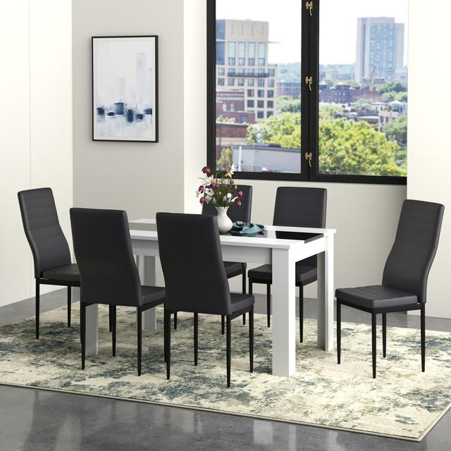 Rumley 6 - Person Dining Set Wade Logan on Productcaster.