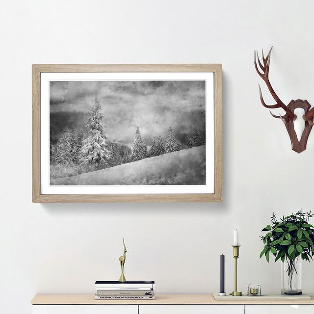 Mystical Woods - Picture Frame Graphic Art Print East Urban Home Frame Option: Oak Framed, Size: 33cm H x 45cm W x 2cm D on Productcaster.