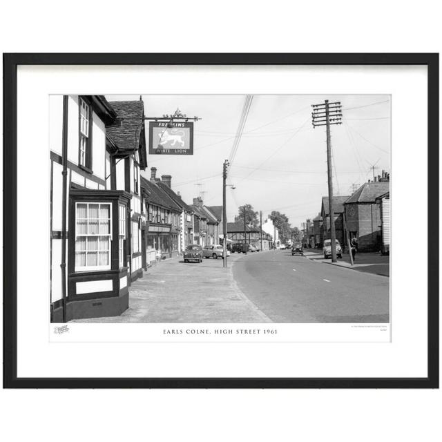 Earls Colne, High Street 1961 by Francis Frith - Single Picture Frame Print The Francis Frith Collection Size: 40cm H x 50cm W x 2.3cm D on Productcaster.