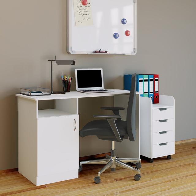 Fordham 4 Drawer Filing Cabinet 17 Stories Colour: White on Productcaster.