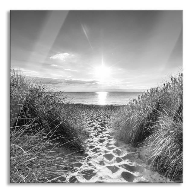 The Path to the Sea - Unframed Photograph on Glass Highland Dunes Size: 70cm H x 70cm W x 0.4cm D on Productcaster.