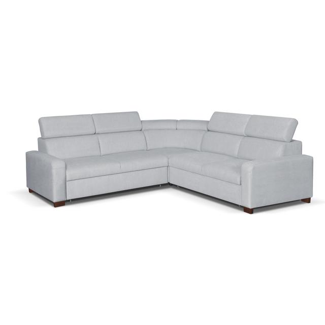 Chidsey 5 - Piece Upholstered Corner Sectional Latitude Run Upholstery Colour: Grey on Productcaster.