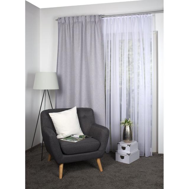 Callicoat Blackout Curtain Symple Stuff Colour: Grey, Panel Size: Width 450 x Drop 160 cm on Productcaster.