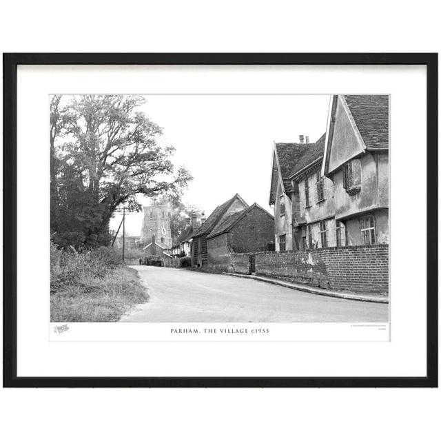 'Parham, the Village C1955' by Francis Frith - Picture Frame Photograph Print on Paper The Francis Frith Collection Size: 60cm H x 80cm W x 2.3cm D on Productcaster.