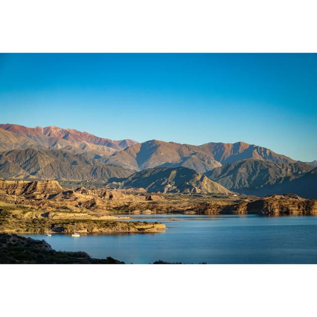 Potrerillos Dam, Argentina by Diegograndi - Wrapped Canvas Print Alpen Home Size: 20cm H x 30cm W on Productcaster.