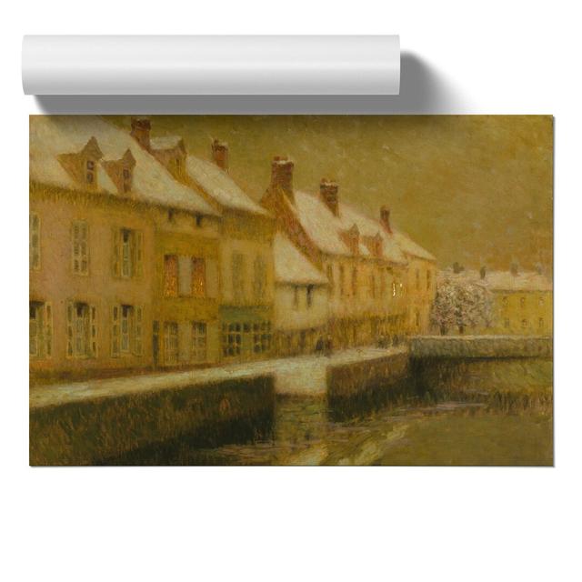 Canal in Bruges by Henri Le Sidaner - Unframed Painting East Urban Home Size: 30cm H x 42cm W x 0.1cm D on Productcaster.