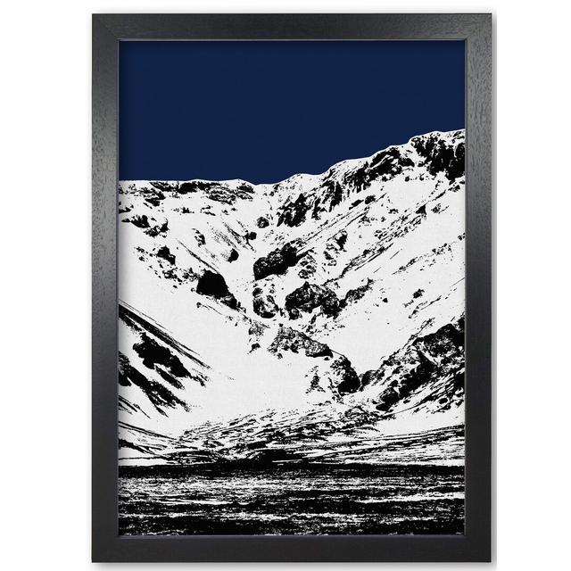 Blue Mountains II - Print East Urban Home Format: Black Grain Frame, Size: 30 cm H x 21 cm W x 5 cm D on Productcaster.