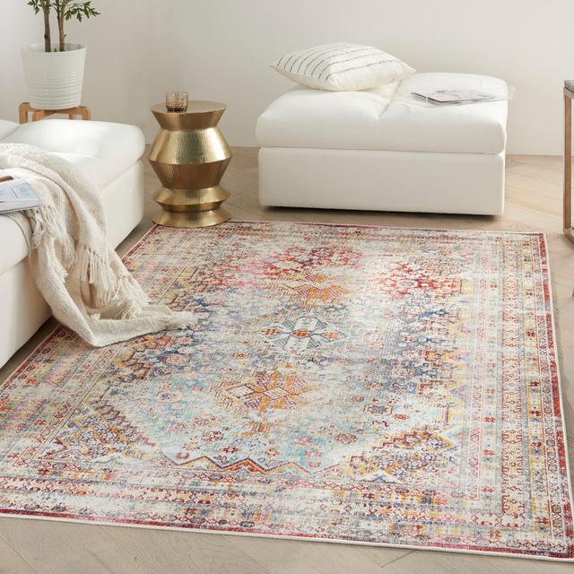 Persian Machine Woven Brown Area Rug Nourison Rug Size: Rectangle 1.60 x 2.30cm on Productcaster.