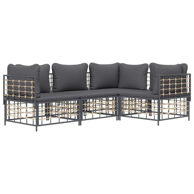 Gartenecksofa Lizbella mit Kissen (Set of 4) 17 Stories on Productcaster.