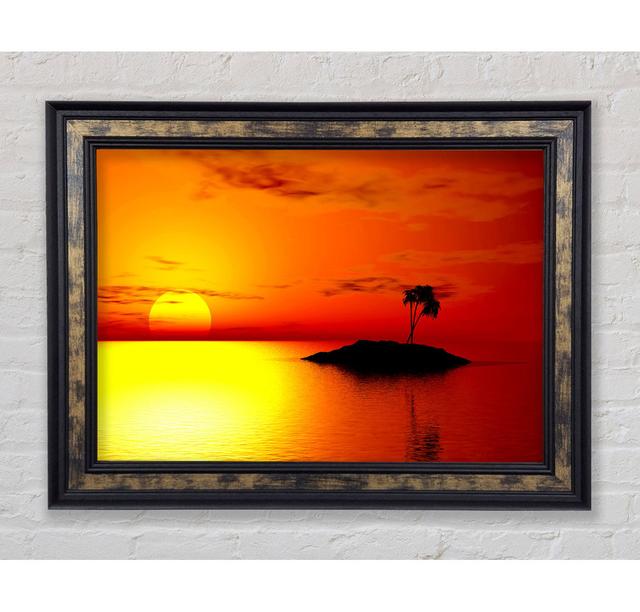 Stunning Golden Sunset - Print Bright Star Size: 21cm H x 42cm W x 8cm D on Productcaster.