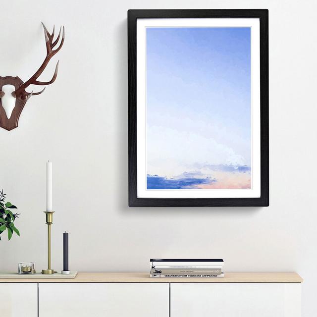 Sunrise in Sussex in Abstract - Picture Frame Graphic Art Print East Urban Home Size: 48cm H x 36cm W x 2cm D, Frame Option: Black Framed on Productcaster.