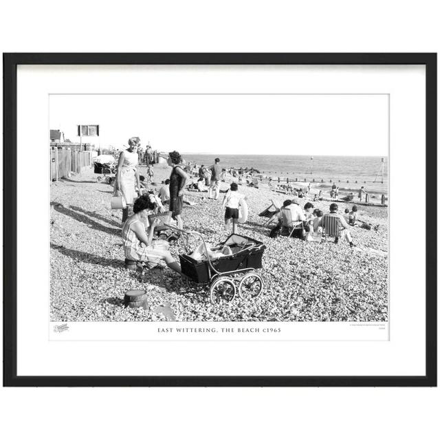 'East Wittering, the Beach C1965' by Francis Frith - Picture Frame Photograph Print on Paper The Francis Frith Collection Size: 28cm H x 36cm W x 2.3c on Productcaster.