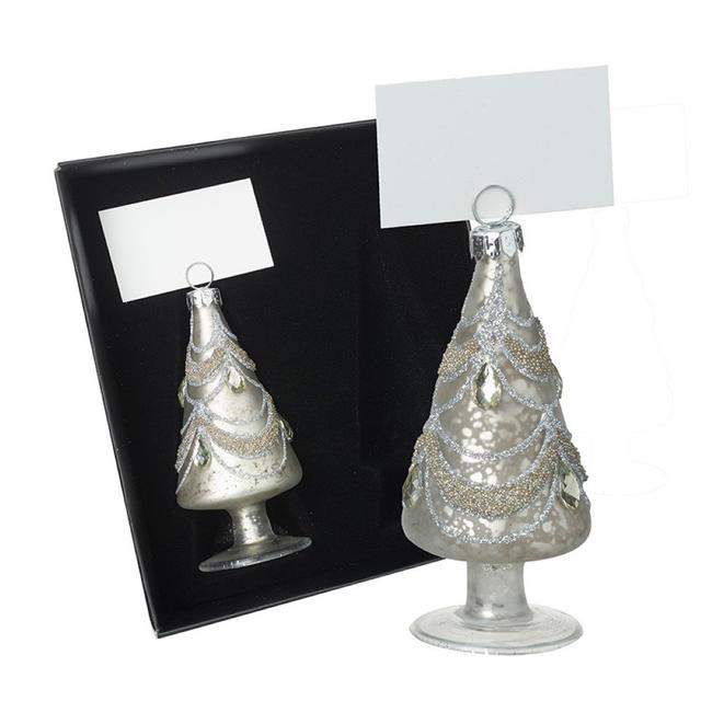 Christmas Tree Namecard Holder Set (Set of 2) The Seasonal Aisle on Productcaster.