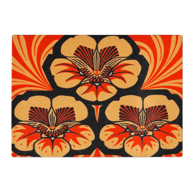 East Indian Cherry Flowers by Julie De Graag Chopping Board East Urban Home Size: 20cm W x 28.5cm L on Productcaster.