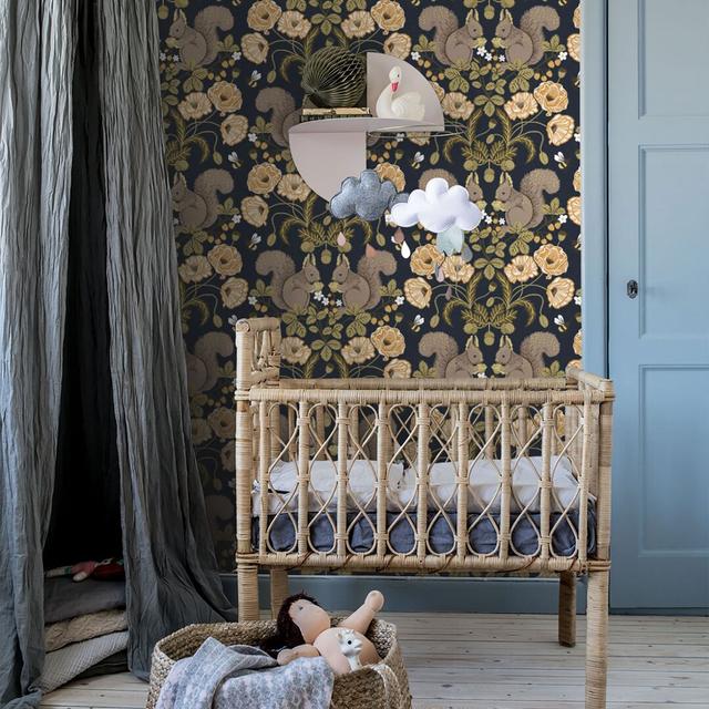 Crass 10.05m x 53cm Matte Paste the Wall Wallpaper Roll August Grove Colour: Dark Blue on Productcaster.