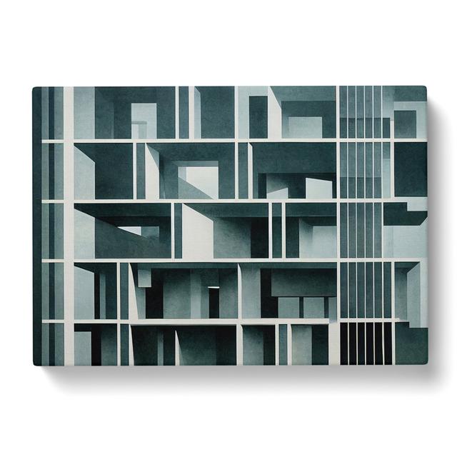 Modern Architecture Vol.5 Abstract - Wrapped Canvas Print 17 Stories Size: 50cm H x 76cm W x 3cm D on Productcaster.