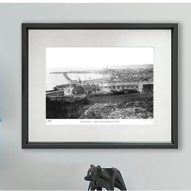 'Penzance, from Lescudjack 1893' - Picture Frame Photograph Print on Paper The Francis Frith Collection Size: 45cm H x 60cm W x 2.3cm D on Productcaster.