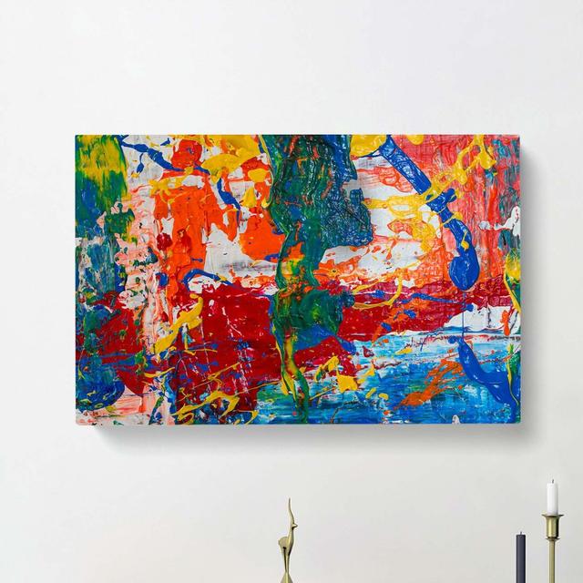 Abstract Art Painting Vol.126 by S.Johnson - Wrapped Canvas Painting Print East Urban Home Size: 40cm H x 60cm W x 3cm D on Productcaster.