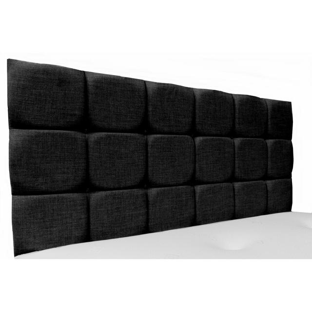 Lennart Upholstered Headboard 17 Stories Colour: Black, Size: Single (3') on Productcaster.