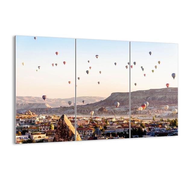 Like Ships in the Sky - 3 Piece Unframed Photograph Print Set on Glass Latitude Run Size: 70cm H x 105cm W x 1.8cm D on Productcaster.