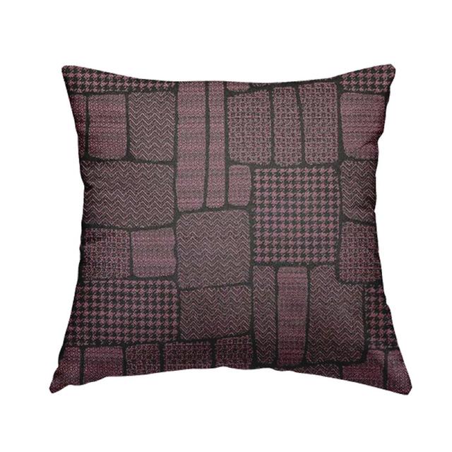 Southa Patchwork Cushion with Filling East Urban Home Colour: Purple on Productcaster.