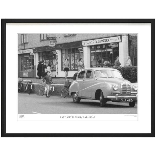 'East Wittering, Car C1960' by Francis Frith - Picture Frame Photograph Print on Paper The Francis Frith Collection Size: 60cm H x 80cm W x 2.3cm D on Productcaster.