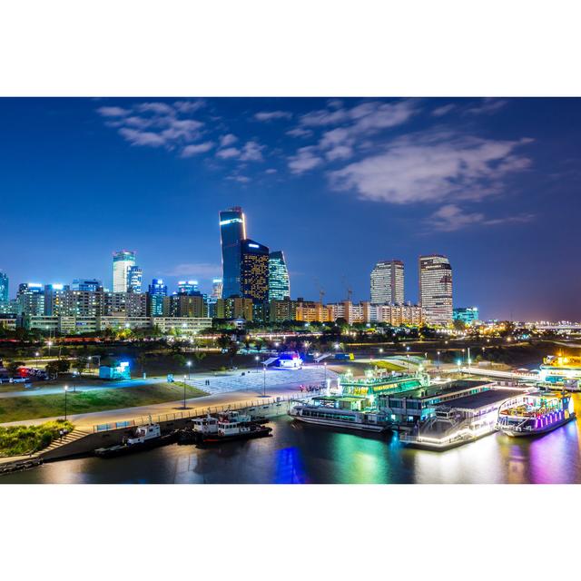 Mindarie Seoul Cityscape At Night by Leungchopan - Wrapped Canvas Print 17 Stories Size: 61cm H x 91cm W x 3.8cm D on Productcaster.