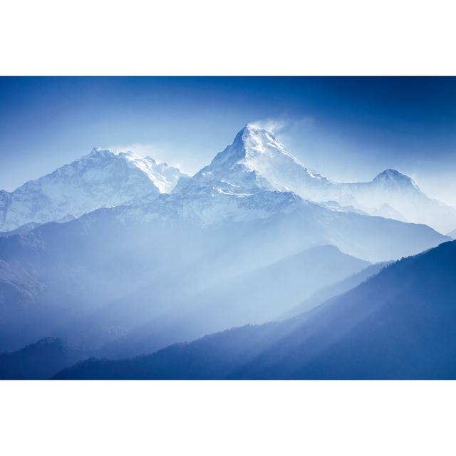 Annapurna Mountains by Saiko3p - Wrapped Canvas Print Alpen Home Size: 61cm H x 91cm W on Productcaster.