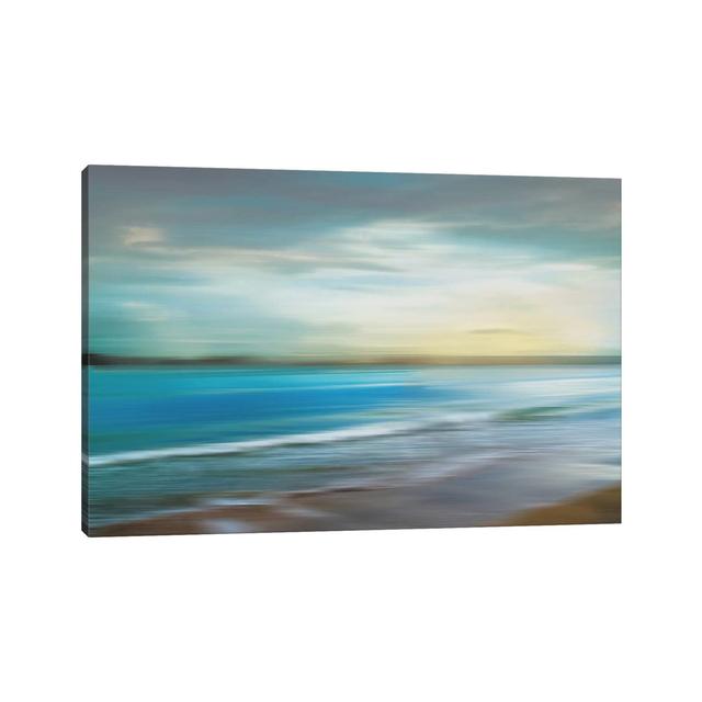 Ocean Plains Highland Dunes Size: 30.48cm H x 45.72cm W x 1.905cm D, Format: Wrapped Canvas on Productcaster.