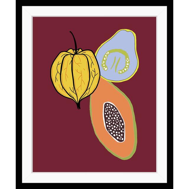 'Fruits' Framed Graphic Art Ebern Designs on Productcaster.