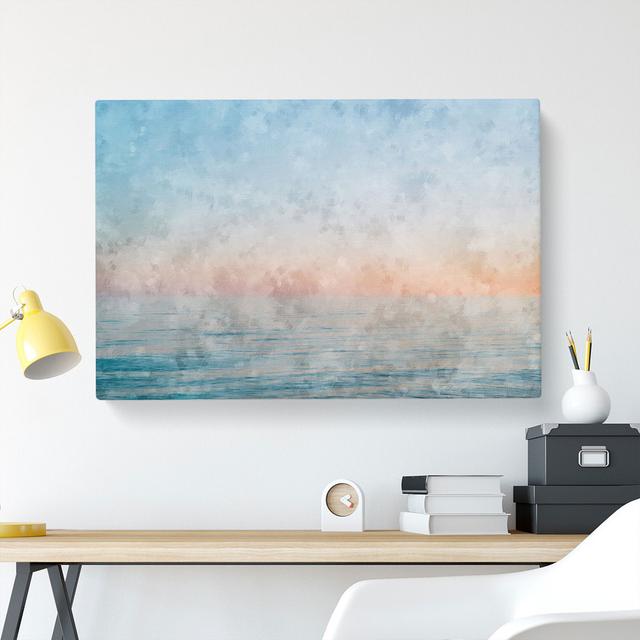 Ferring Beach - Wrapped Canvas Print East Urban Home Size: 35cm H x 50cm W x 3cm D on Productcaster.