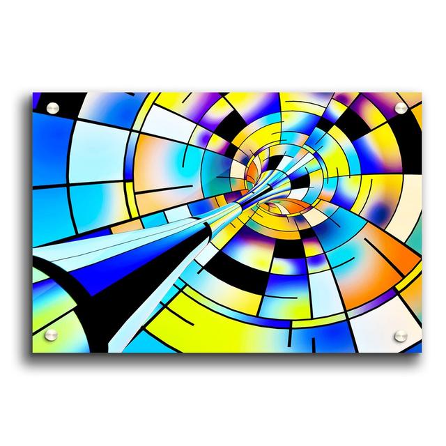 Time Tunnel 1 Contemporary - Unframed Graphic Art Print on Acrylic East Urban Home Size: 42cm H x 59.4cm W on Productcaster.