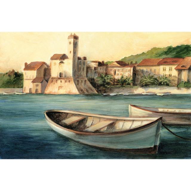 Mediterranean Harbor II - Wrapped Canvas Art Prints Longshore Tides Size: 20cm H x 30cm W on Productcaster.