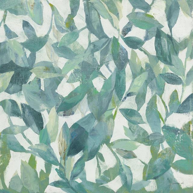 Summer Garden Greenery I Light by Danhui Nai - Wrapped Canvas Painting Print Rosalind Wheeler Size: 122cm H x 122cm W on Productcaster.