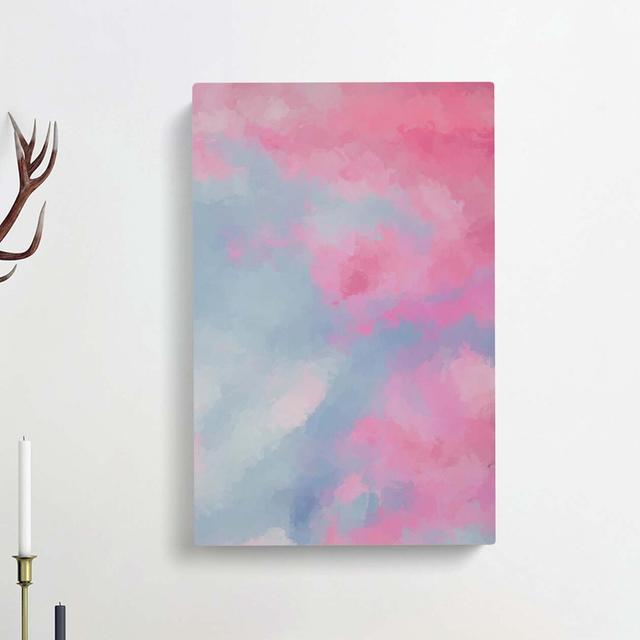 Marbled Devotion in Abstract - Wrapped Canvas Graphic Art Print East Urban Home Size: 91cm H x 60cm W x 3cm D on Productcaster.