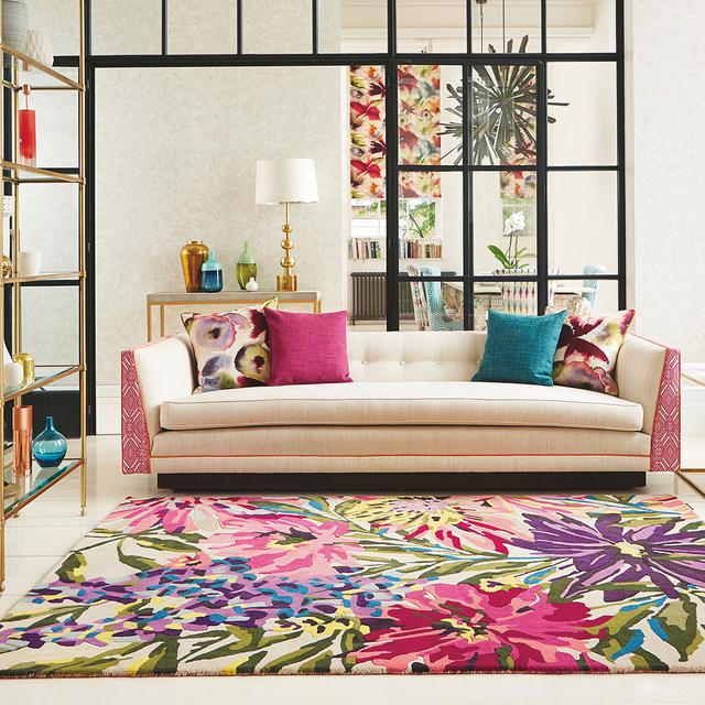 Floreale Area Rug Harlequin Rug Size: Rectangle 170 x 240cm on Productcaster.